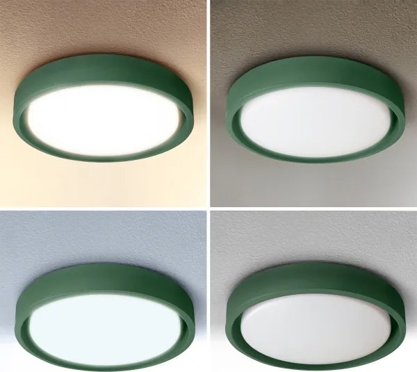 Brilagi - Lampă LED dimabilă MATTEO LED/48W/230V 3000-6500K Ø41 cm verde + telecomandă