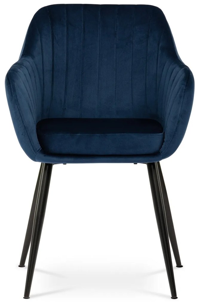 Set de scaune de sufragerie PIKA BLUE4, 2 buc