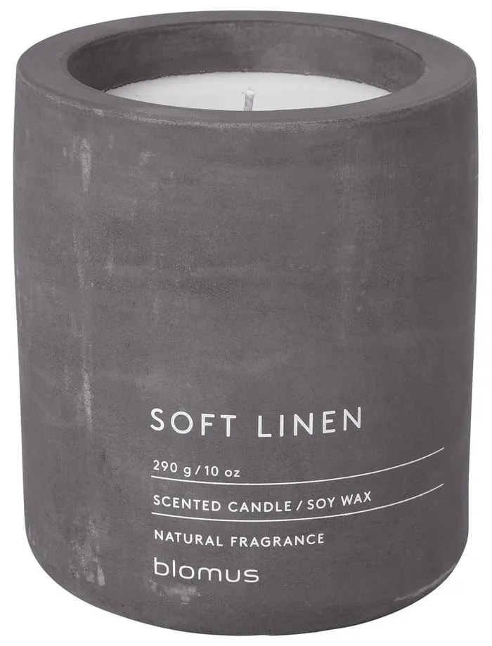 Lumânare parfumată din ceară de soia timp de ardere 55 h Fraga: Soft Linen – Blomus