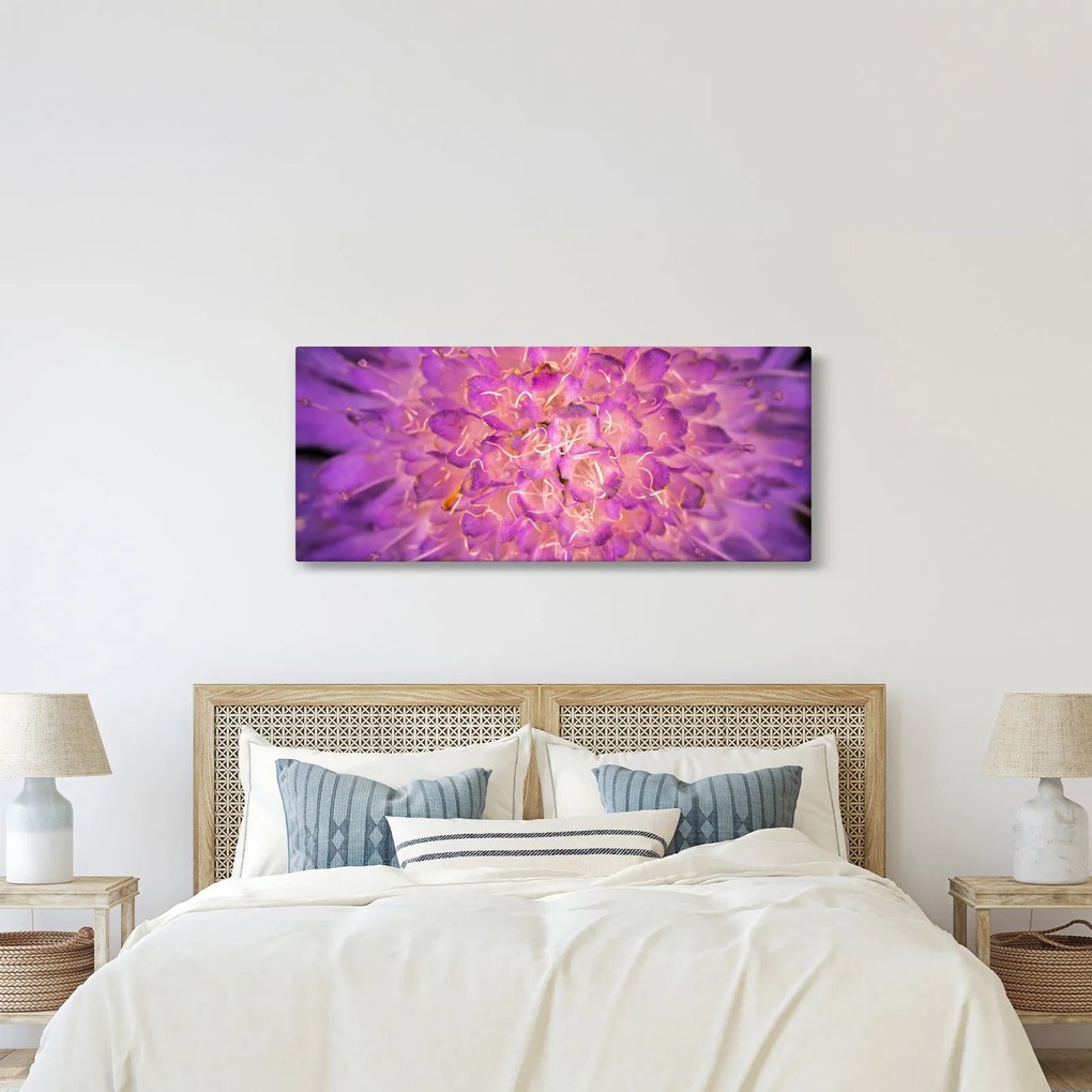 Tablou detailat cu floare (120x50 cm)