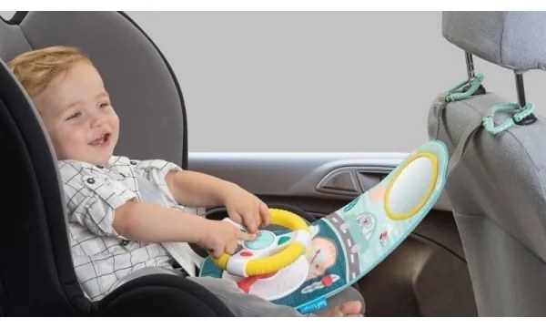 Taf Toys - Volan auto suspendat Koala, 2xAA baterii