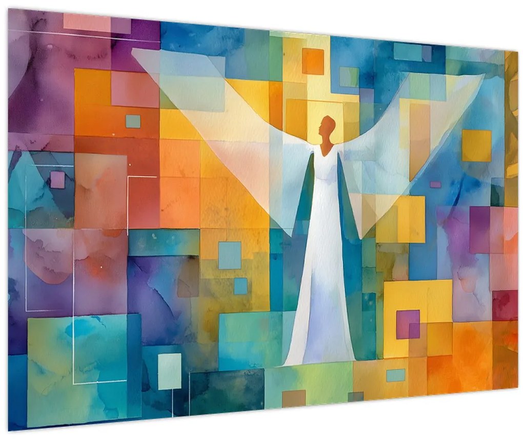 Tablou - Înger geometric (90x60 cm)