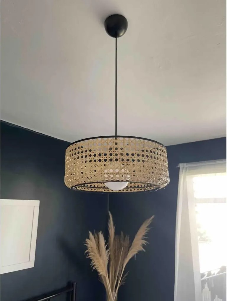 Lustra stil industrial lemn-metal,seria lx, homs,40008