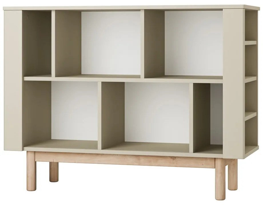 Bibliotecă pentru copii bej 120x40 cm Miloo – Pinio