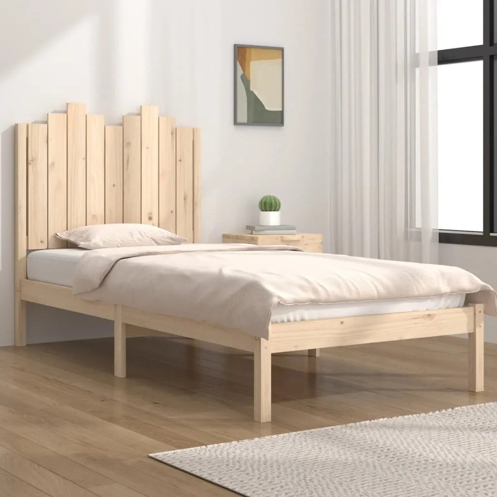 3103763 vidaXL Cadru de pat, 90x200 cm, lemn masiv de pin