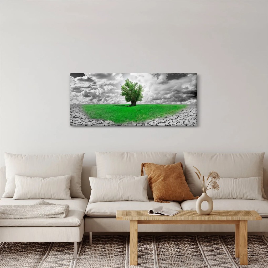 Tablou - O bucată de natură în oraș (120x50 cm)