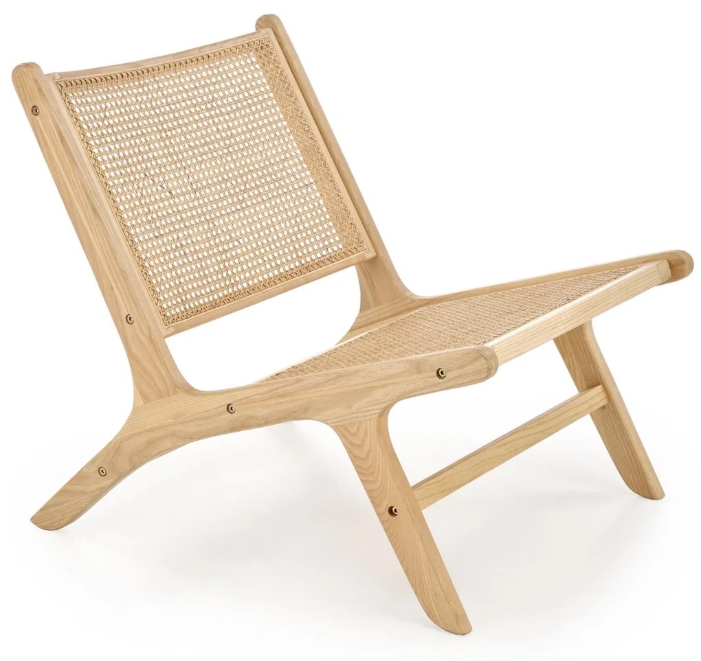 Fotoliu Foden 2 natur/natur - H74 cm