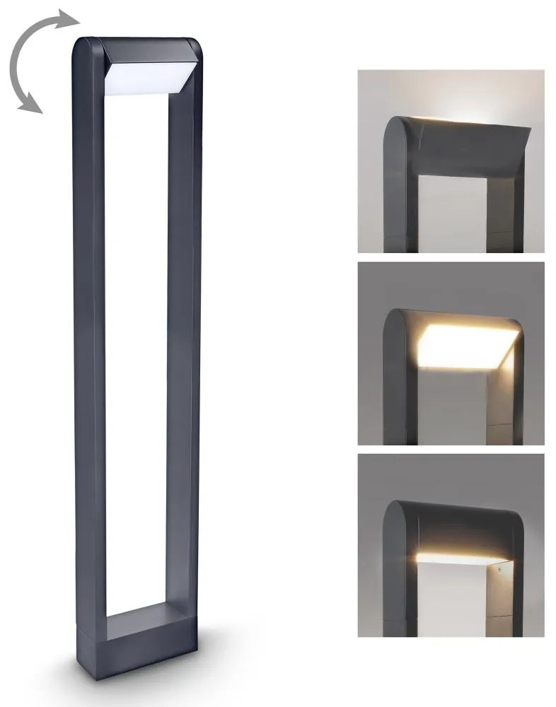 Lampă LED de exterior Brilagi CROTONE LED/7W/230V antracit IP54 80 cm