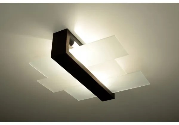 Plafonieră FENIKS 2 2xE27/60W/230V wenge