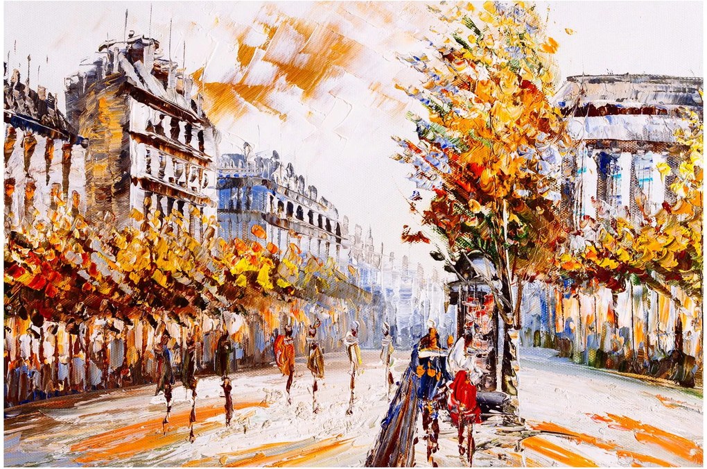 Tablou - Strada din Paris (90x60 cm)