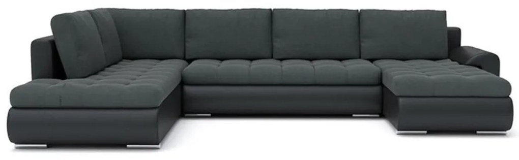 Supermobel Canapea extensibilă în formă de TALHA II, 300x75x200, jasmine 96/soft 17, dreapta