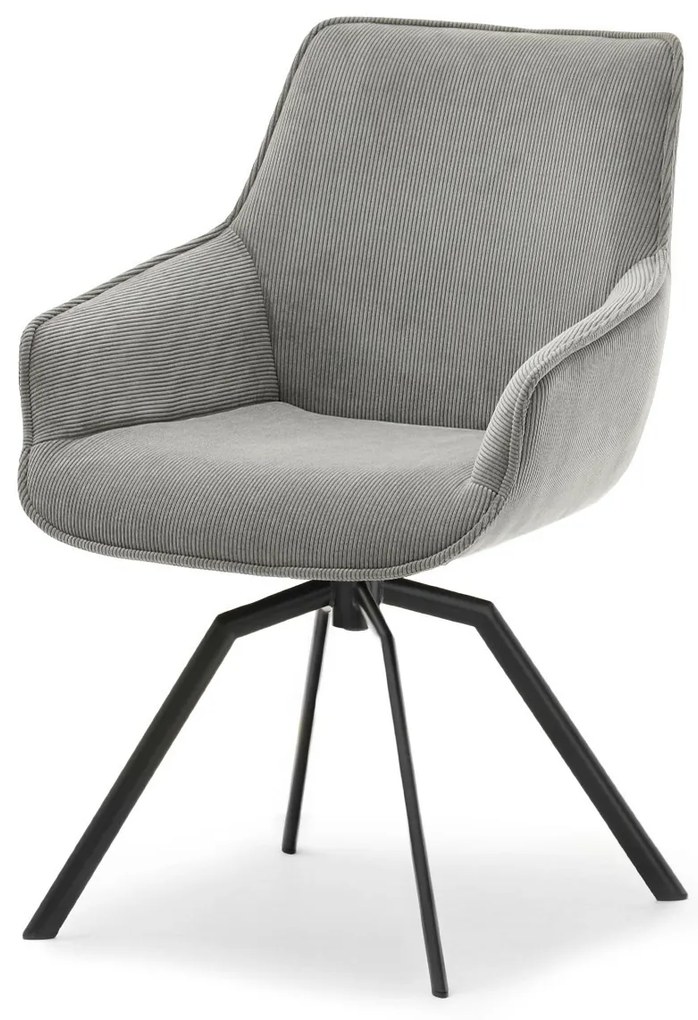 Scaun Liam (gri + negru). Promo -22%. 1111111