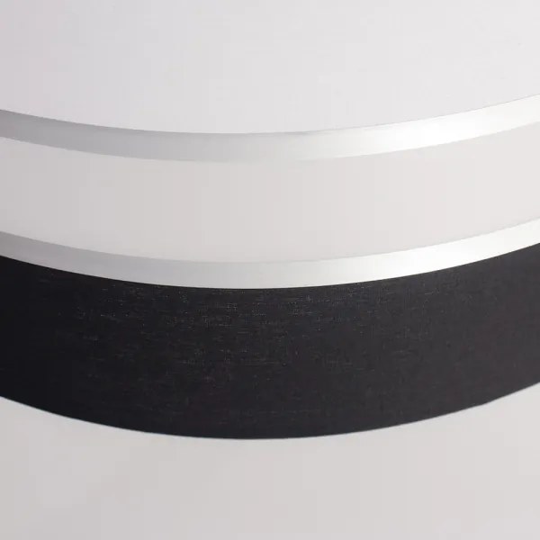 Lustră pe cablu CORAL 1xE27/60W/230V alb-negru