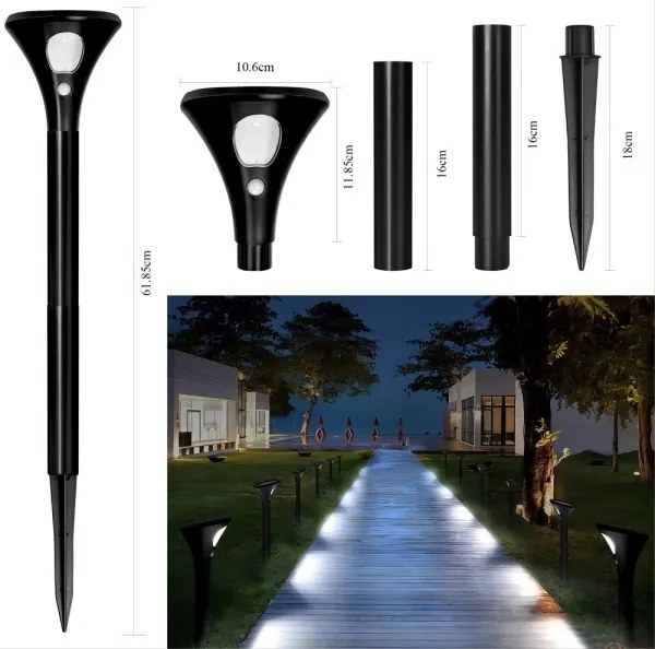 Lampă LED solară cu senzor Immax 08502L LED/1W/3,7V 6000K IP65