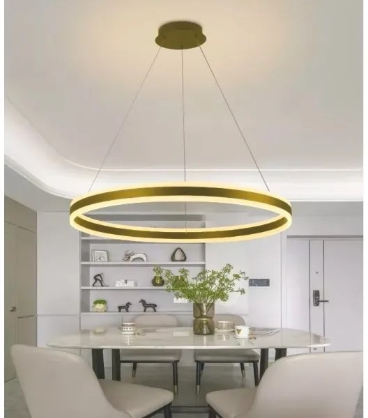 Lustră LED dimabilă pe cablu LED/110W/230V 3000-6500K + telecomandă