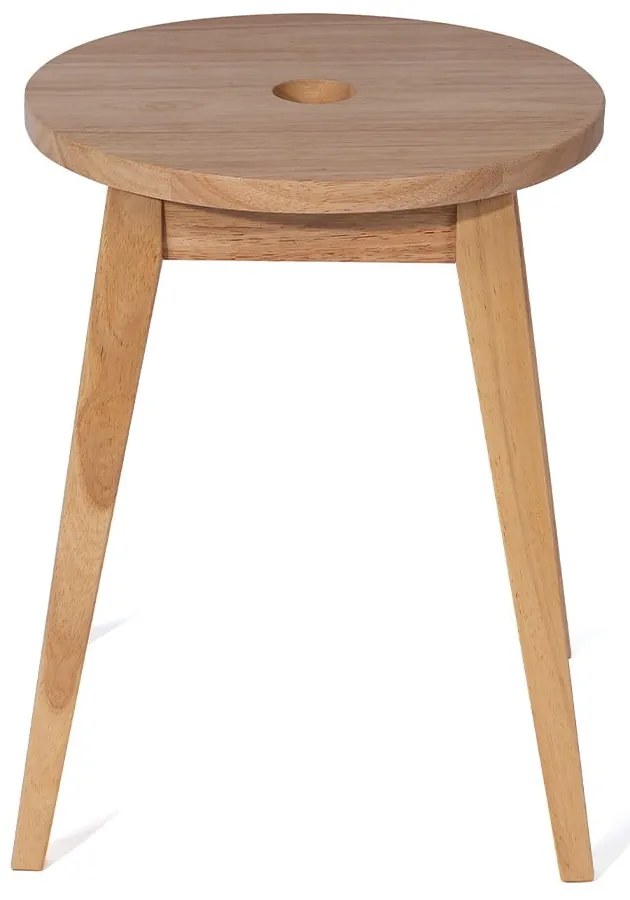 Scaun în culoare naturală deschisă din lemn de arbore de cauciuc Club – Bonami Essentials