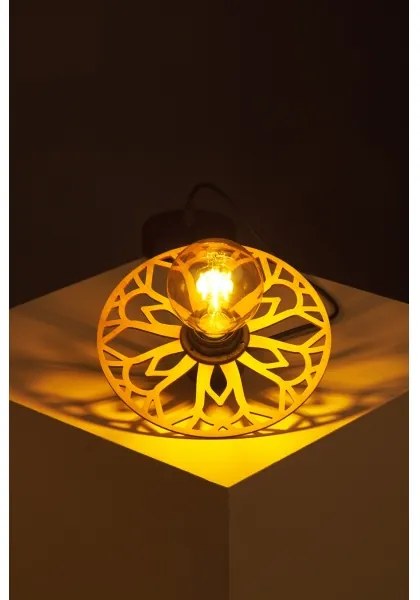 Lustră pe cablu FALCO 1xE27/60W/230V d. 20 cm bej