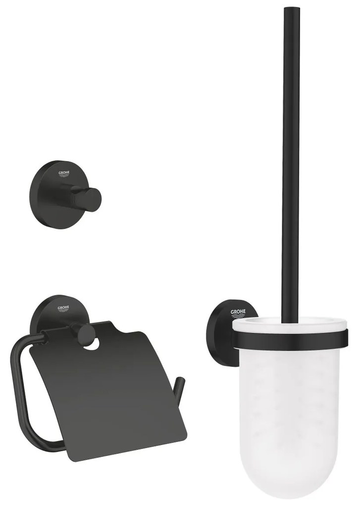 Grohe Start set de accesorii 3 in 1 negru 412042430