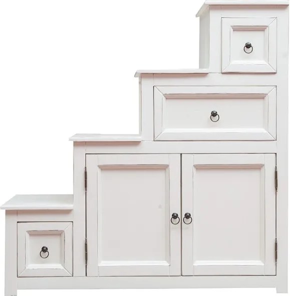 Comoda mica tip scara, L94 41 H97 cm, stanga