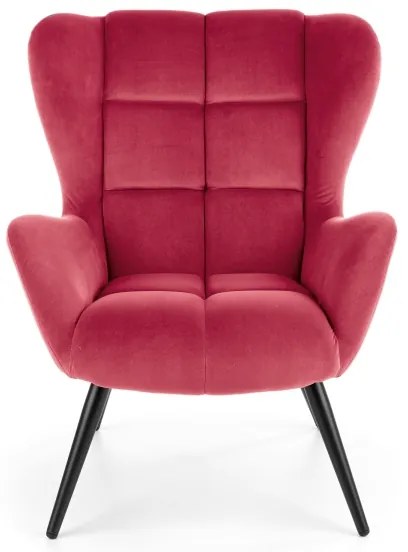 Fotoliu CHATEU roșu închis
