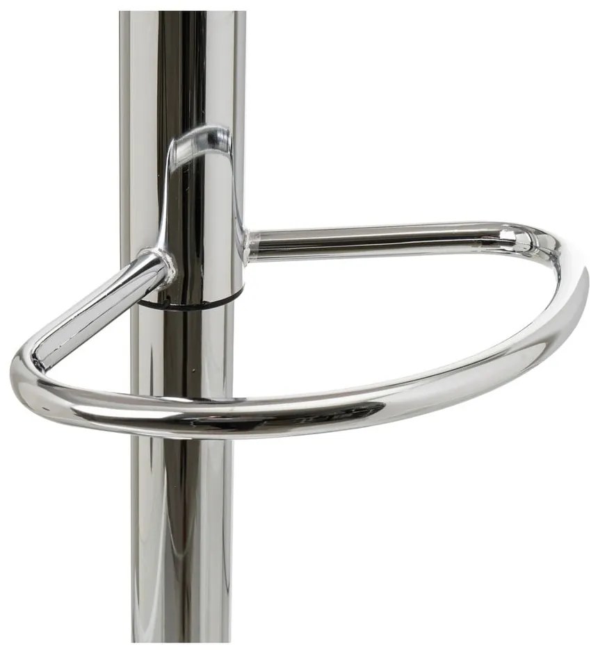 Set de scaune de bar alb cu înălțime ajustabilă 2 buc. tapițat (înălțime șezut 63 cm) – Casa Selección