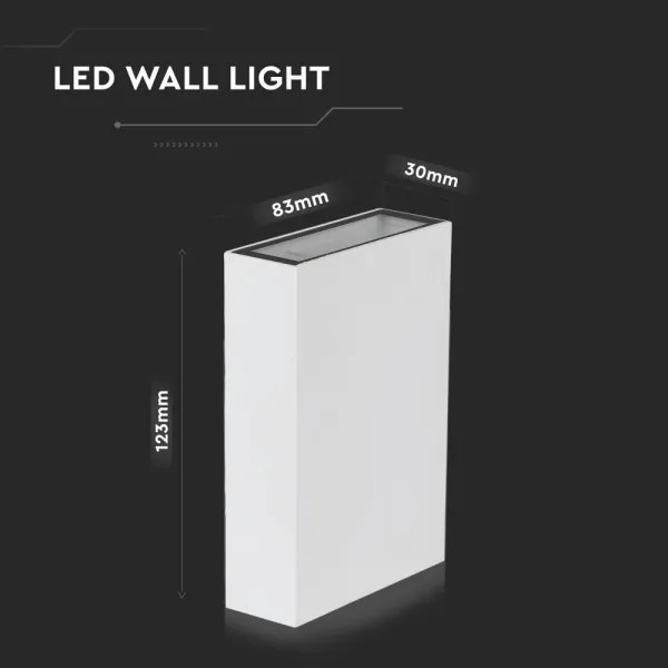 Aplică LED de exterior LED/4W/230V 3000K IP65 albă