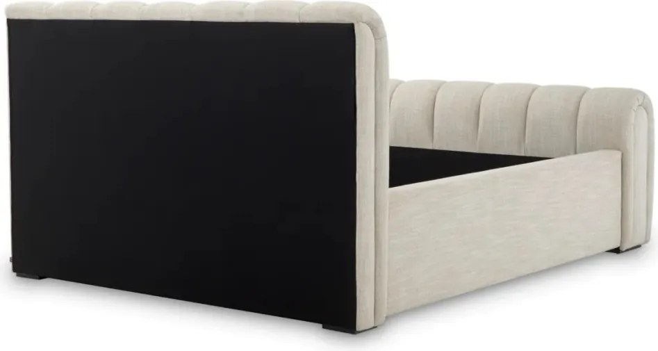 Pat dublu tapitat design elegant LUX Kayden, Albury bej