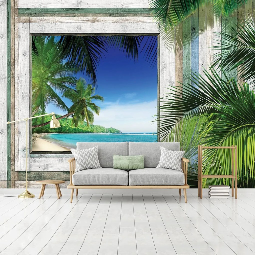 Fototapet - Plajă, mare, nisip (152,5x104 cm)