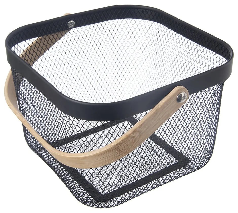 Coș de depozitare din sârmă din metal 24,5x24,5x30 cm Radka – Orion