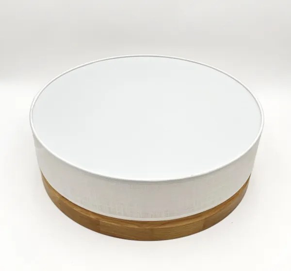 Brilagi - Plafonieră LED BELLADONNA, 36 W, 230 V, diametru 40 cm, alb/stejar