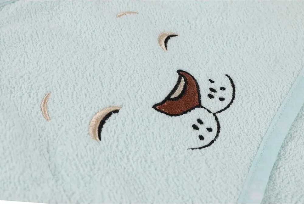 Halat pentru copii verde mentă pentru 1-2 ani din bumbac Aslan – Foutastic