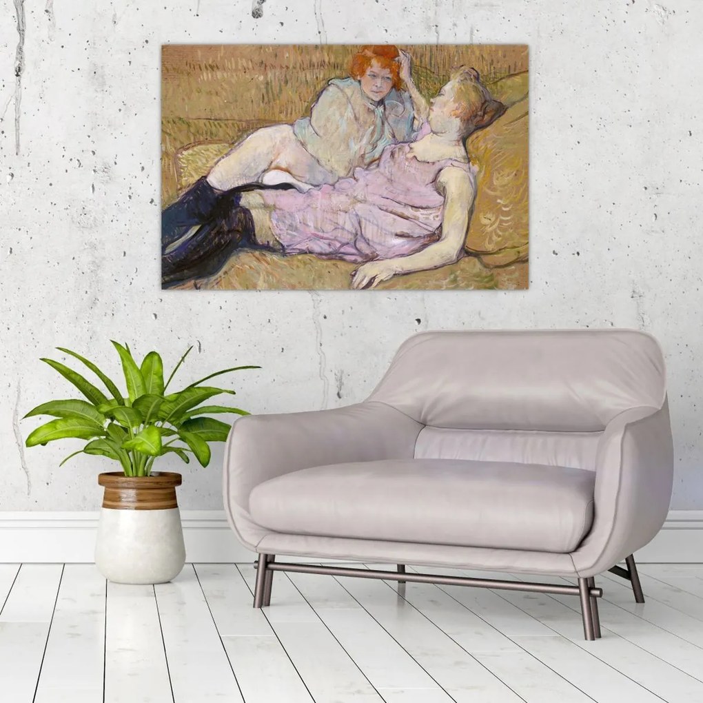 Tablou - Henri de Toulouse-Lautrec, The Sofa, reproducere (90x60 cm)