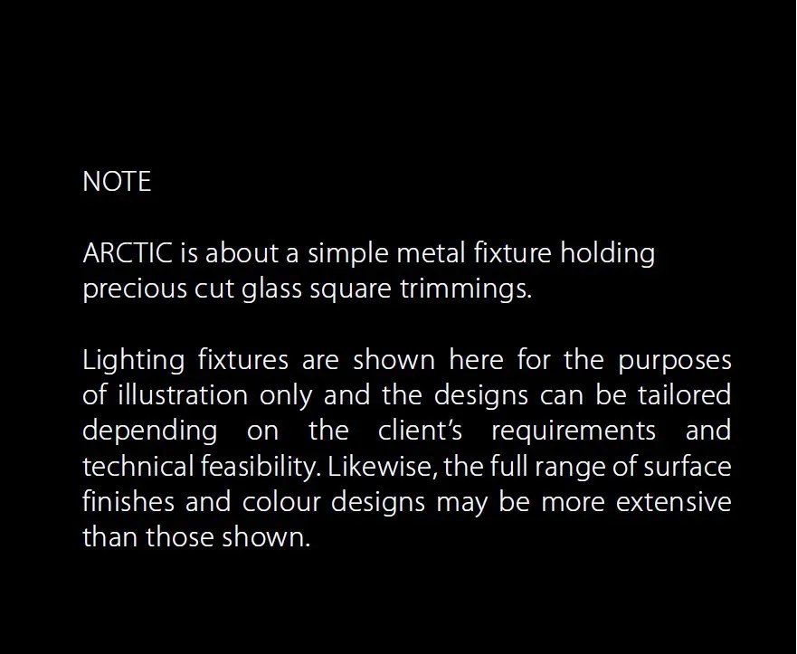 Lustra aplicata moderna LED Vision design LUX ARCTIC 04 – CH