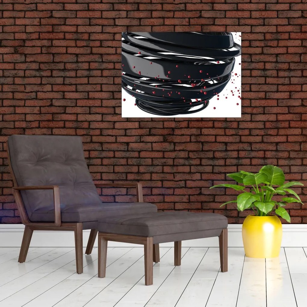 Tablou - Abstracției de glob pământen (70x50 cm)