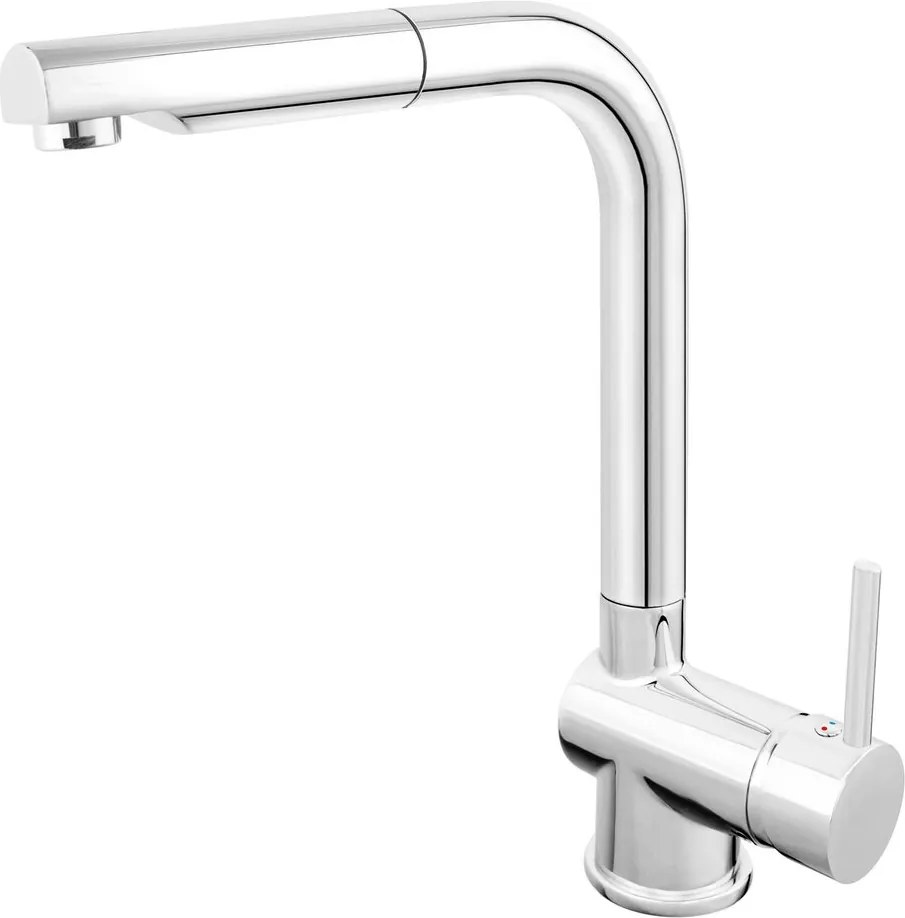 Baterie bucatarie cu dus extractibil crom Ferro Toledo