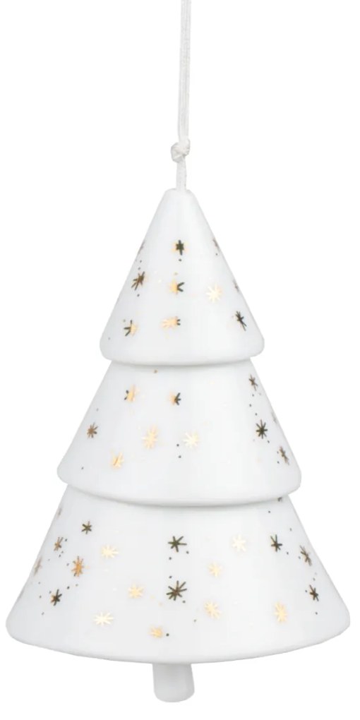 Clopotel din portelan de agatat LITTLE GOLDEN STAR