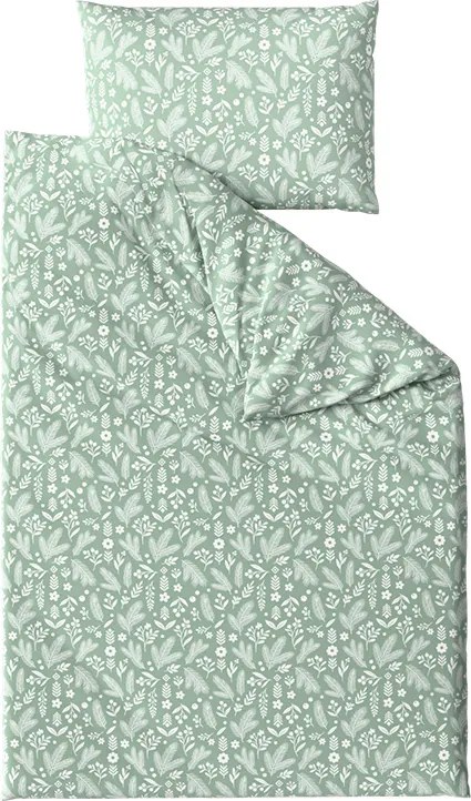 Lenjerie de pat din polibumbac ARBORA verde Dimensiune lenjerie de pat: 2 buc 70 x 90 cm | 200 x 220 cm