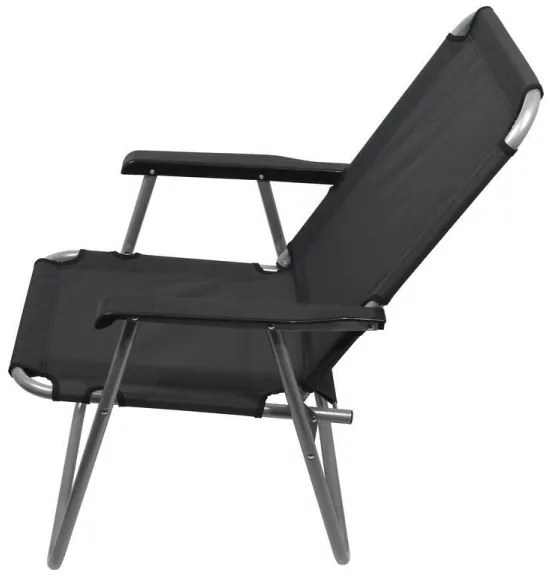 Scaun pliant pentru camping, gri