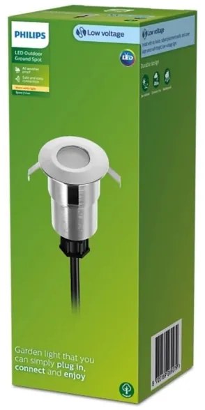 Corp de iluminat LED încastrat de exterior Philips SPORE LED/1W/24V IP67