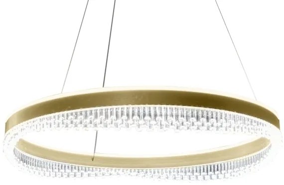 Lustră LED pe cablu LED/52W/230V d. 60 cm auriu