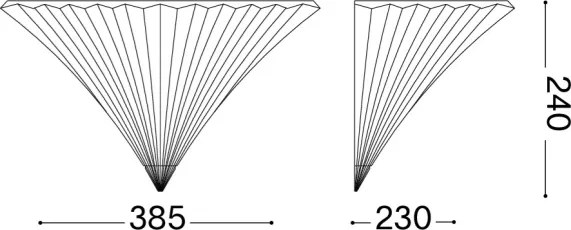 Ideal Lux - Aplica de perete SANTA 1xE14/40W/230V, aurie