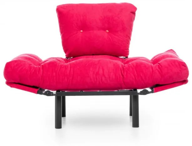 Fotoliu Extensibil Nitta Single, Fucsia