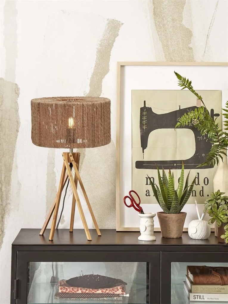 Lampa de masa eco din iuta Iguazu 5-legs nat/30x16, nat
