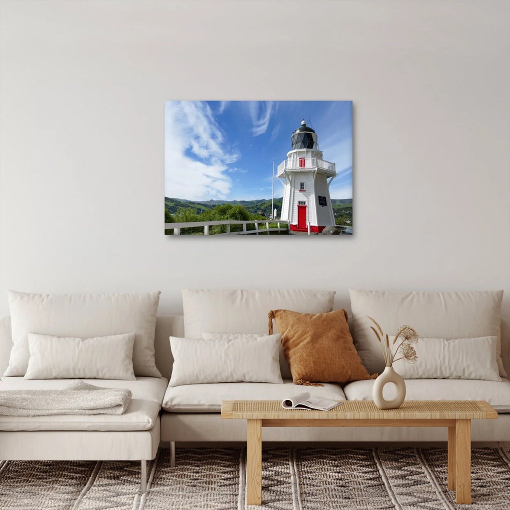 Tablou cu farurile Akaroa, Nooua Zeelanda (70x50 cm)