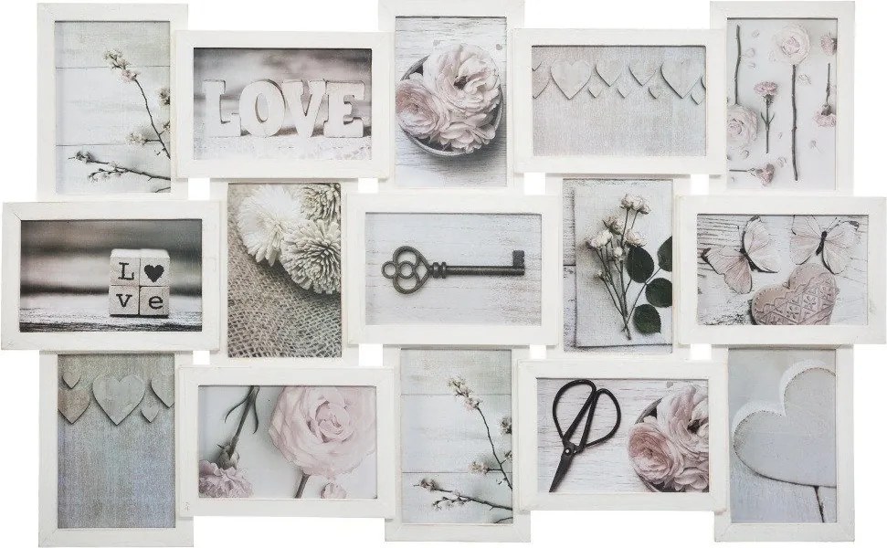 Rame foto, colaj, 15 elemente, anticate