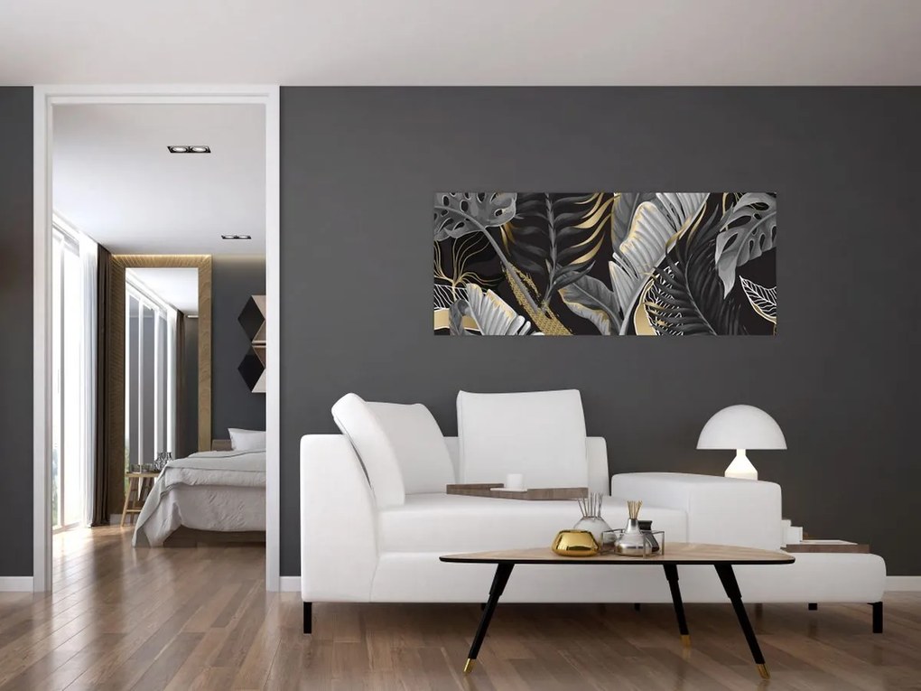 Tablou - Jungla de aur (120x50 cm)