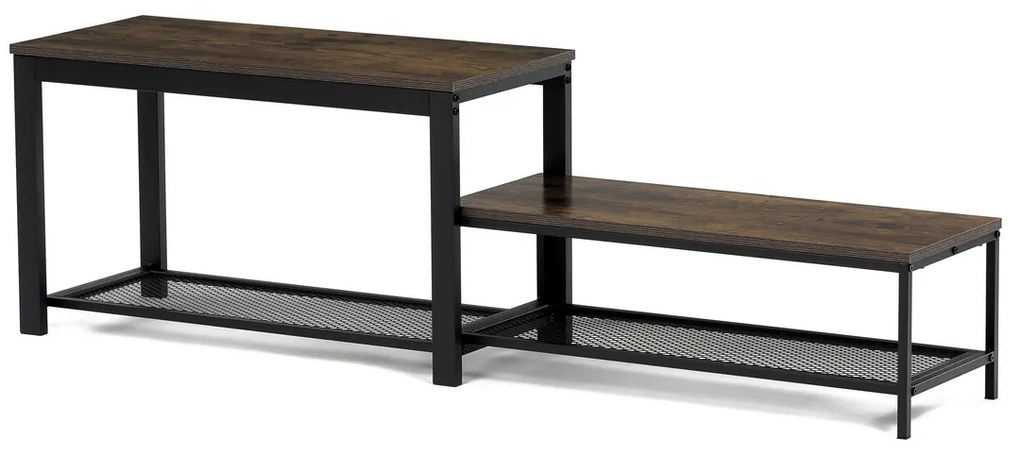 Set de 2 suporturi pentru pantofi, lemn vechi