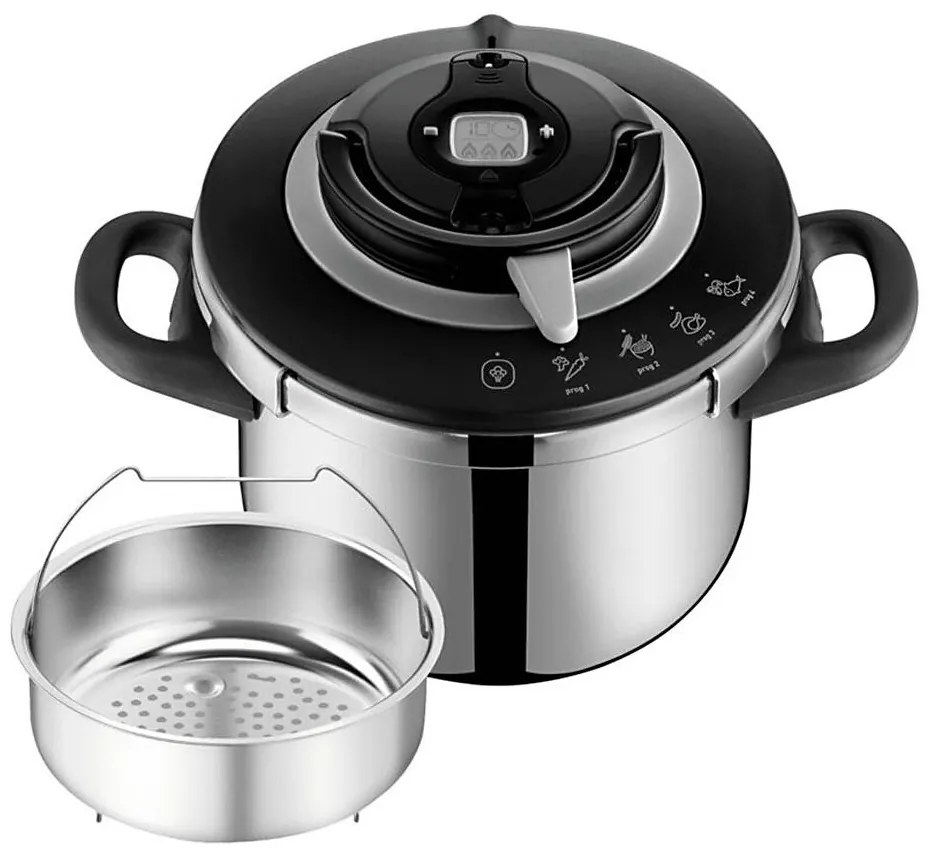 Tefal CLIPSO+ CHEF - Oală sub presiune, 6 L, inox