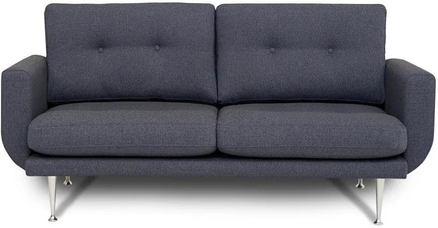 Canapea cu 2 locuri Softnord Fly, gri - albastru