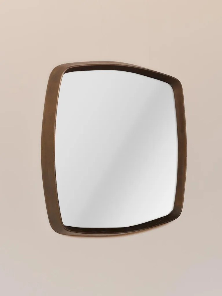 Oglinda de perete din aluminiu, Retro
